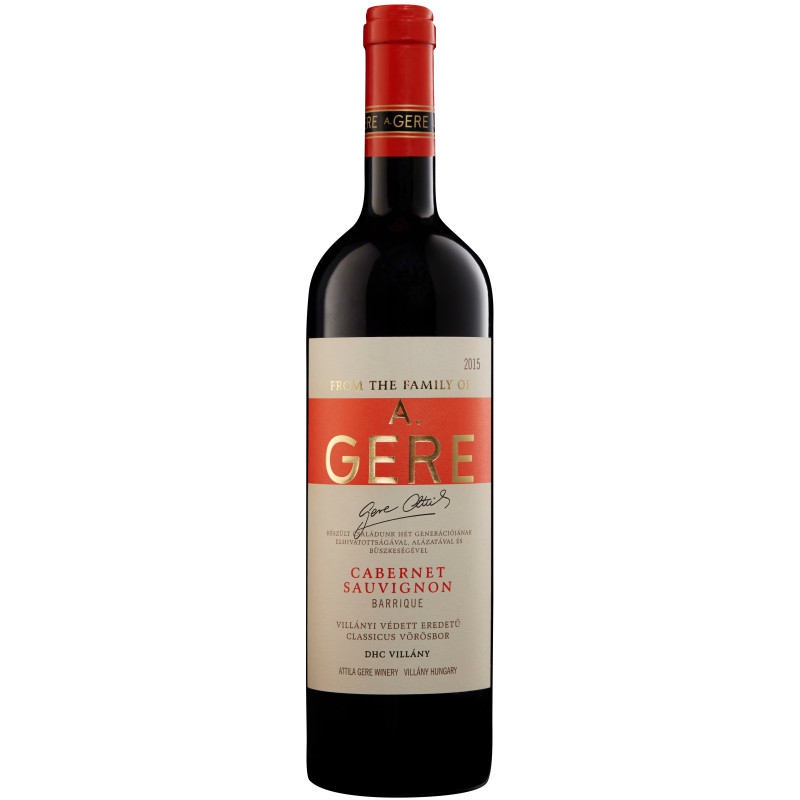 Cabernet Sauvignon barrique 2016 by A. GERE