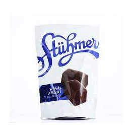 Plum chocolate cream dessert in Dark Chocolate 100g by Stuhmer