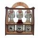 Palinka (3 different flavor) Mini Wood box with dried fruit by Bolyhos