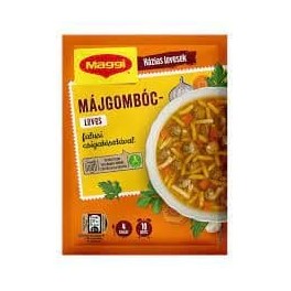 Liver Dumpling Soup with snail pasta by Maggi 60g