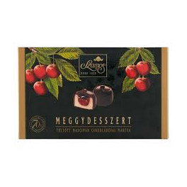 Sour Cherry Dessert filled Marzipan Covered in Chocolate by Szamos 140g