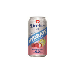 Dreher Beer Lychee Lemon Hydrate 0.00% 500ml