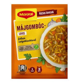Liver Dumpling Soup with snail pasta by Maggi 60g